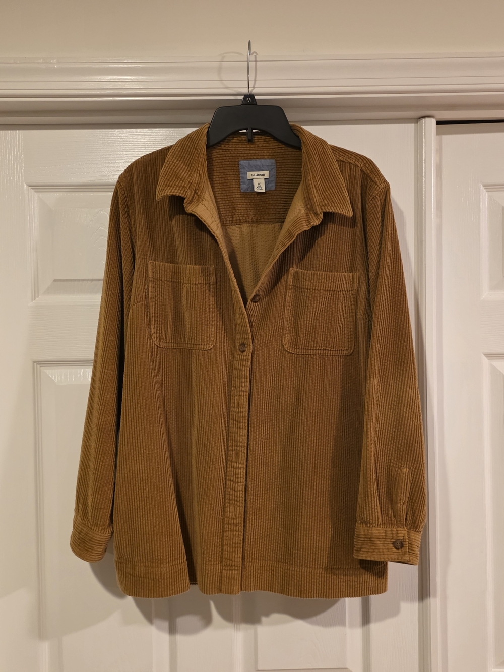 L.L. Bean Men’s Corduroy Overshirt Jacket - Brown